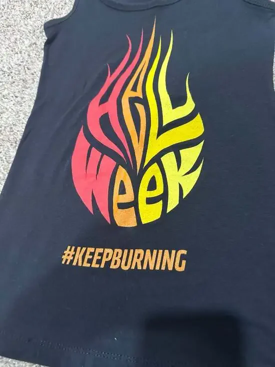 Orangetheory Fitness Hell Week Keep Burning Women's Tank Top XS - Picture 5 of 5